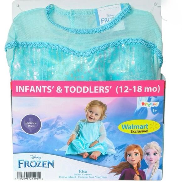 New Disney Princess Frozen Elsa Halloween Costume Infant Size 12-18M dress up - Picture 7 of 8
